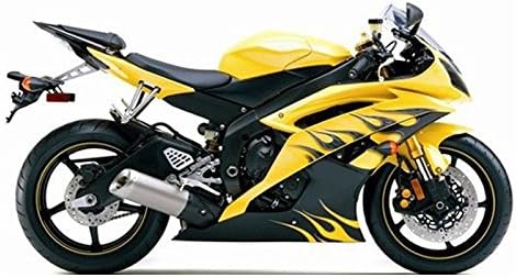 NT FAIRING Carenado de inyección amarillo negro apto para Yamaha 2008-2016 YZF R6 nuevo kit pintado ABS plástico motocicleta carrocería mercado de