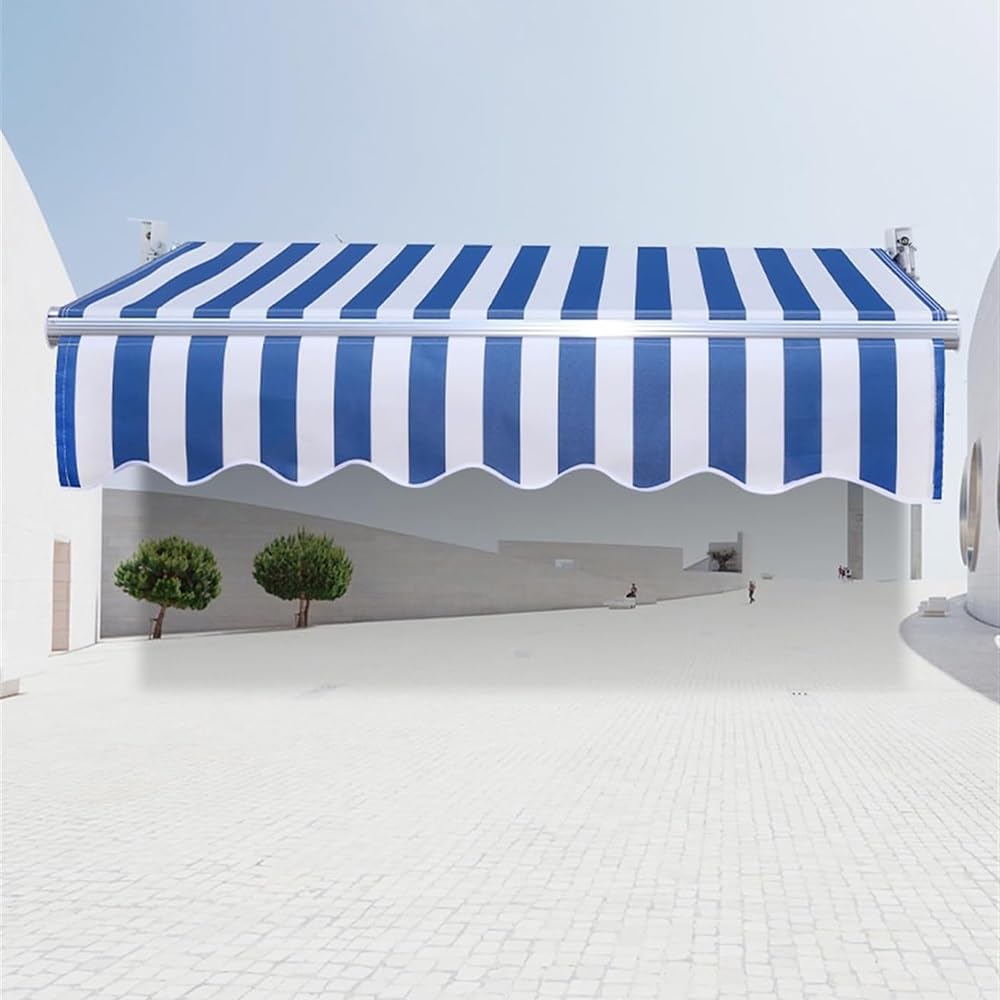 Telo di ricambio per tenda da terrazza retrattile, impermeabile, materiale multiuso (dimensioni: 4 x 3 m, 4 x 3 m, 4 x)