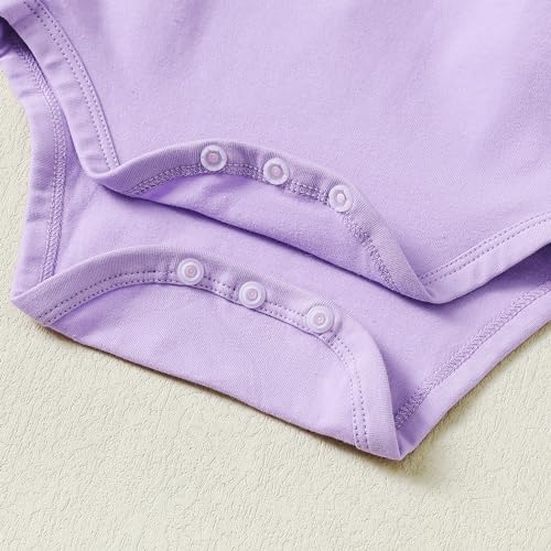 Image of LYSMuch Toddler Baby Girls T Shirt Ruffle Sleeveless Kids Cotton Tshirt Solid Color Blouse