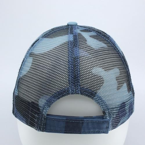 Image of The Vintage Year Washed Cotton Unstructured Soft Mesh Adjustable Trucker Baseball Cap