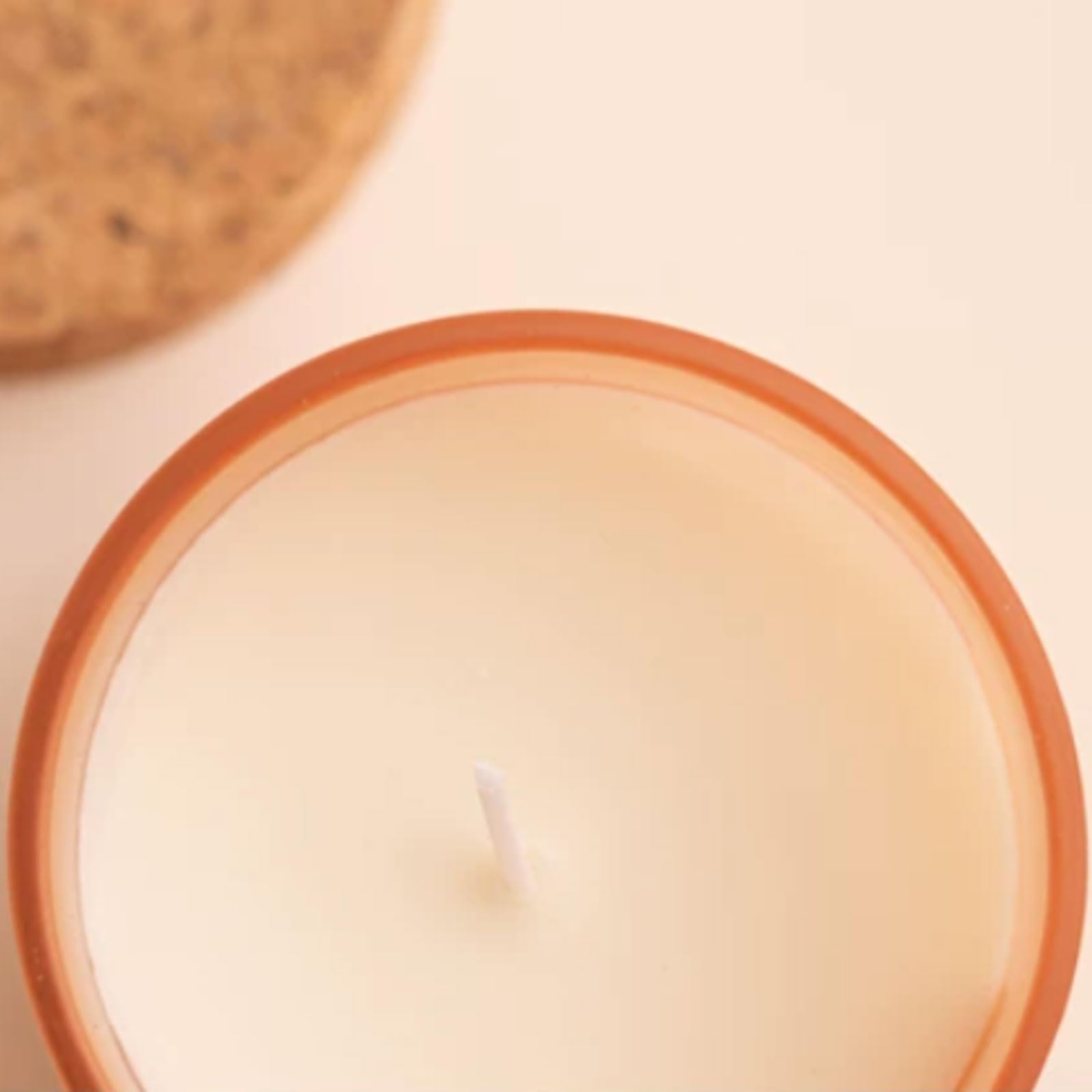 Exquisit Świece szklane z pokrywką z wosku sojowego i olejków eterycznych. Świeca zapachowa wielokrotnego użytku do domu, na urlop, do relaksu i spa miękka (White Currant)