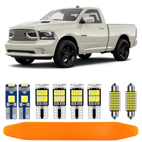 Kit 12 luces LED interiores blancas 6000K Dodge Ram 2009-2018 miniatura 1