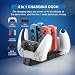 Switch Controller Charger Station for Nintendo Switch & OLED, Pro Charging Dock for JoyCon/Pro/ PS5 Controller/Xbox, 6 in 1 Charging Stand Accessories for Nintendo Gamepad, Black, Image 2 Switch Controller Charger Station for Nintendo Switch & OLED, Pro Charging Dock for JoyCon/Pro/ PS5 Controller/Xbox, 6 in 1 Charging Stand Accessories for Nintendo Gamepad, Black, Image 2