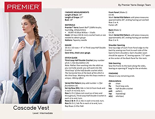 Premier Yarns Sweet Roll Raspberry Swirl 1047-05 (6-Skein) Same Dyelot Worsted Medium #4 Soft Knitting Yarn 100% Acrylic Bundle With 1 Artsiga Craft Bag #TOP1