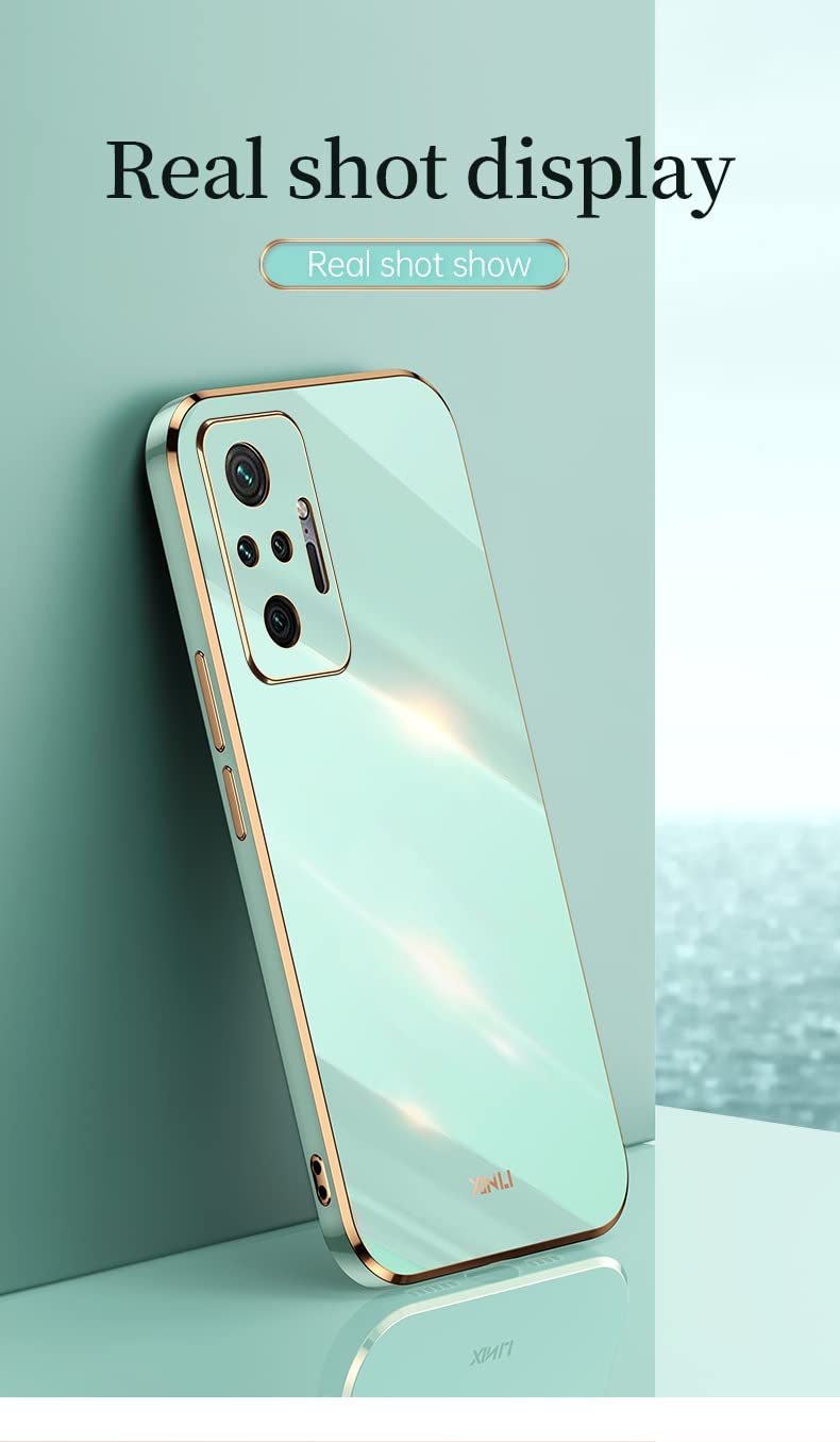 Compatibile con Redmi Note 10 Pro Custodia in silicone rosa