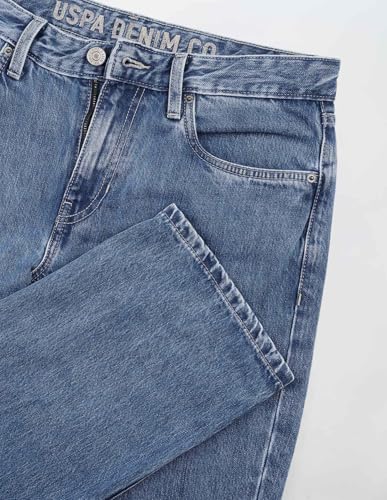 Image of U.S. Polo Assn. Denim Co. Men's Shawn Relaxed Fit Blue Jeans