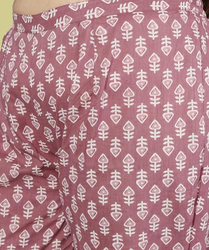Image of MIRCHI FASHION Plus Size Pure Cotton Kurta Set for Women | 3 Piece Printed Straight Fit 4XL 5XL Kurta Pant Set with Dupatta | Ethnic Work Wear Set | 3XL 4XL 5XL Salwar Suit