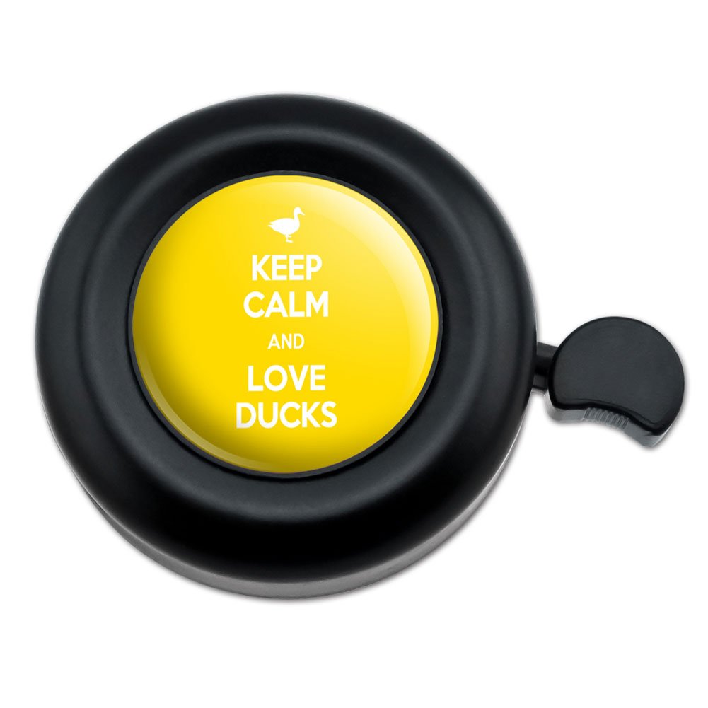 GRAPHICS & MORE Keep Calm and Love Ducks Bicycle Handlebar Bike Bell