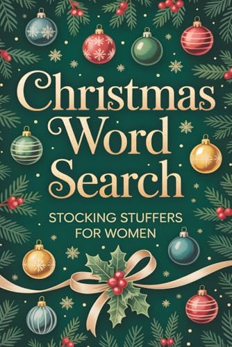 Stocking Stuffers for Women: Word Search Book for Adults: Holiday Puzzles for Relaxation: 2025 Christmas Gift image 2