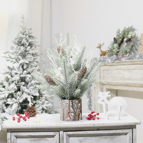Super-Holiday-Small-Christmas-Tree-Artificial-White-Berry-Mini-Tabletop-Christmas-Tree-Decorations-for-Home-Holiday-Indoor-Party-Xmas-Winter-Decor Super Holiday Small Christmas Tree Artificial White Berry Mini Tabletop Christmas Tree Decorations for Home Holiday Indoor Party Xmas Winter Decor