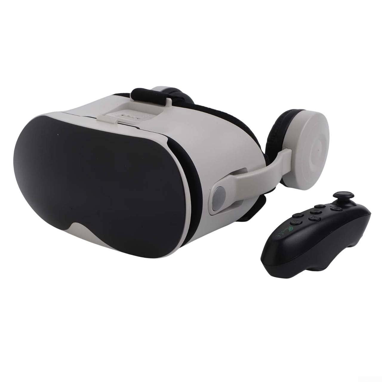 VR, cuffie per realtà virtuale per giocare a film 3D VR per iOS e per Android (nero)