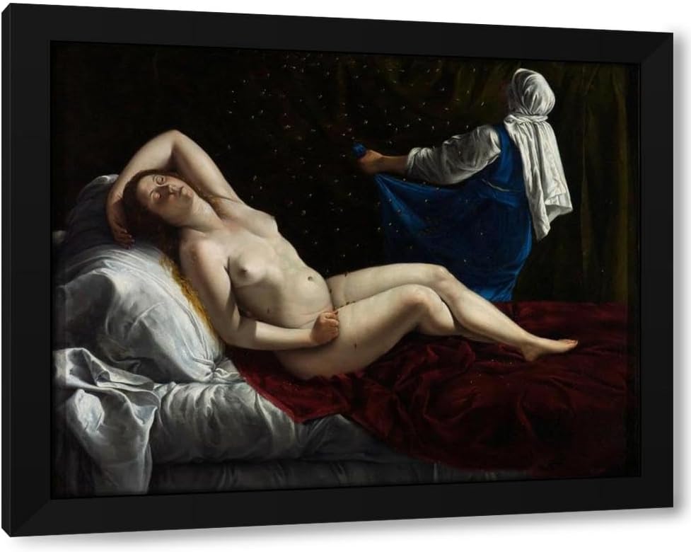 ArtDirect Danaes (C.1612) 20x16 UnFramed Museum Art Print Poster Ready for Framing by Artemisia Gentileschi (Italian, 1593-1654)
