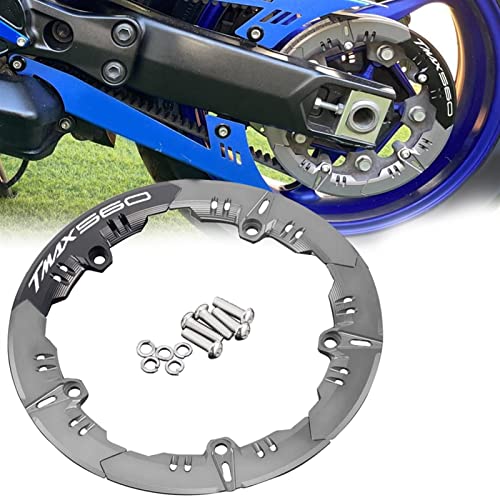 Poulie courroie transmission moto tmax 560 carter de protection aluminium 2019-2022
