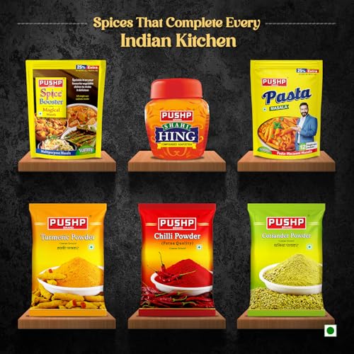 Image of Pushp Combo Pack - Achar Masala 500g & Strong Hing 20g | Pure & Authentic Indian Spices | Ideal for Pickles & Cooking | No Preservatives (Pack of 1)