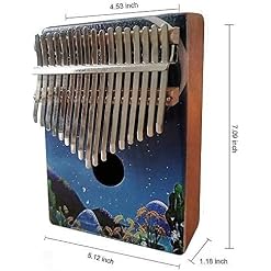 Générique Mini Doigt Kalimba Pouce Piano Kalimba 17 Touches Pouce Piano avec Ton Marteau Main en Bois Doigt Piano Cadeau… - Les Beatles, Paul McCartney, John Lennon, RIngo Starr, George Harrison Générique Mini Doigt Kalimba Pouce Piano Kalimba 17 Touches Pouce Piano avec Ton Marteau Main en Bois Doigt Piano Cadeau… – Image 2