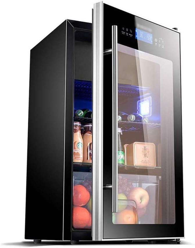Built-in Wine Cooler with Dual Cooling Zones, Free-Standing Beverage Refrigerator with Glass Door, Beverage Refrigerator for Home Bar or Office
