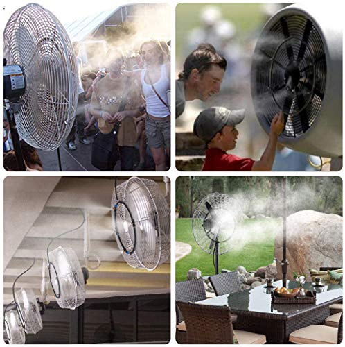 16In Spray Ring For Fan With 16/32Ft Tube, Outdoor Misting Fan Kit For A Cool Patio Br-Eeze, Water Misters Spray Tube For Cool-Ing Outdoor, Patio Garden Fan Accessories For Outside (With 32Ft Tube) #TOP5