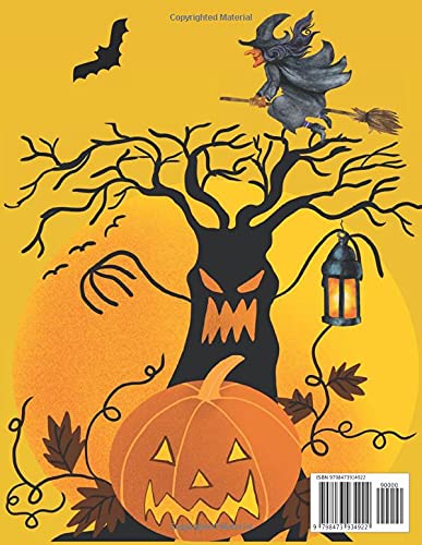 Halloween Scissor Skills Activity Book And Coloring Book, For Kids,110 Pages, A4 Size, Ages 3-6: A Fun Coloring Book For Toddles, Scissor Skills Activity Book image 3