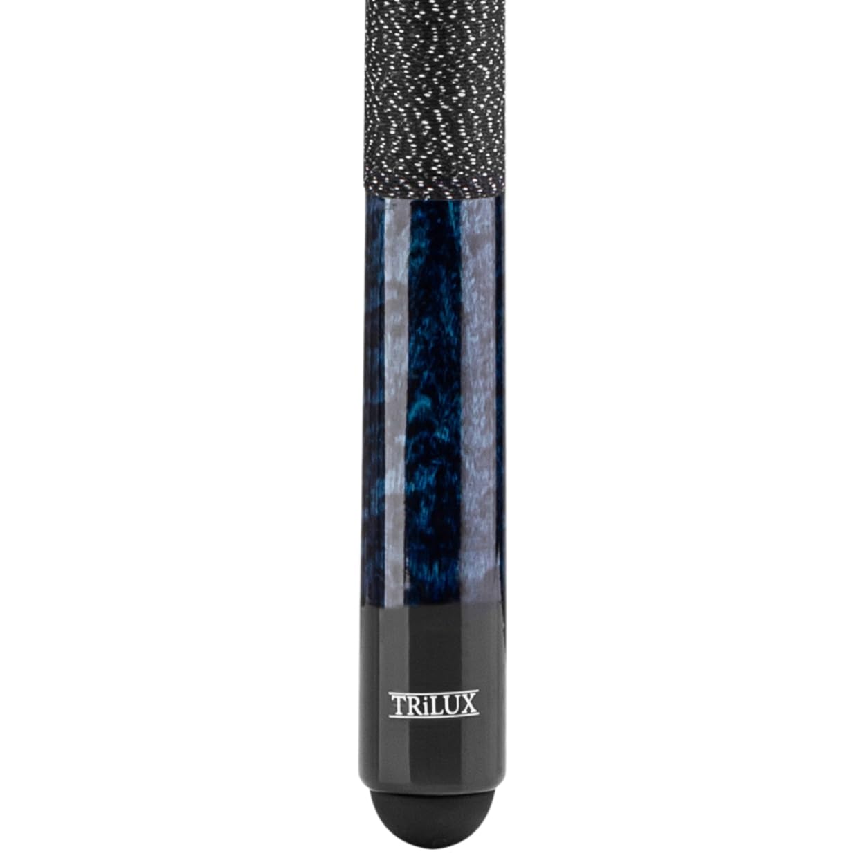 Winsport Billardqueue Trilux Junior, kurzer 2-TLG. Shorty Pool-Cue 130 cm, Leinen Griffband, 13 mm Profi Tip, ideal für Kinder/Jugend, Farbe blau