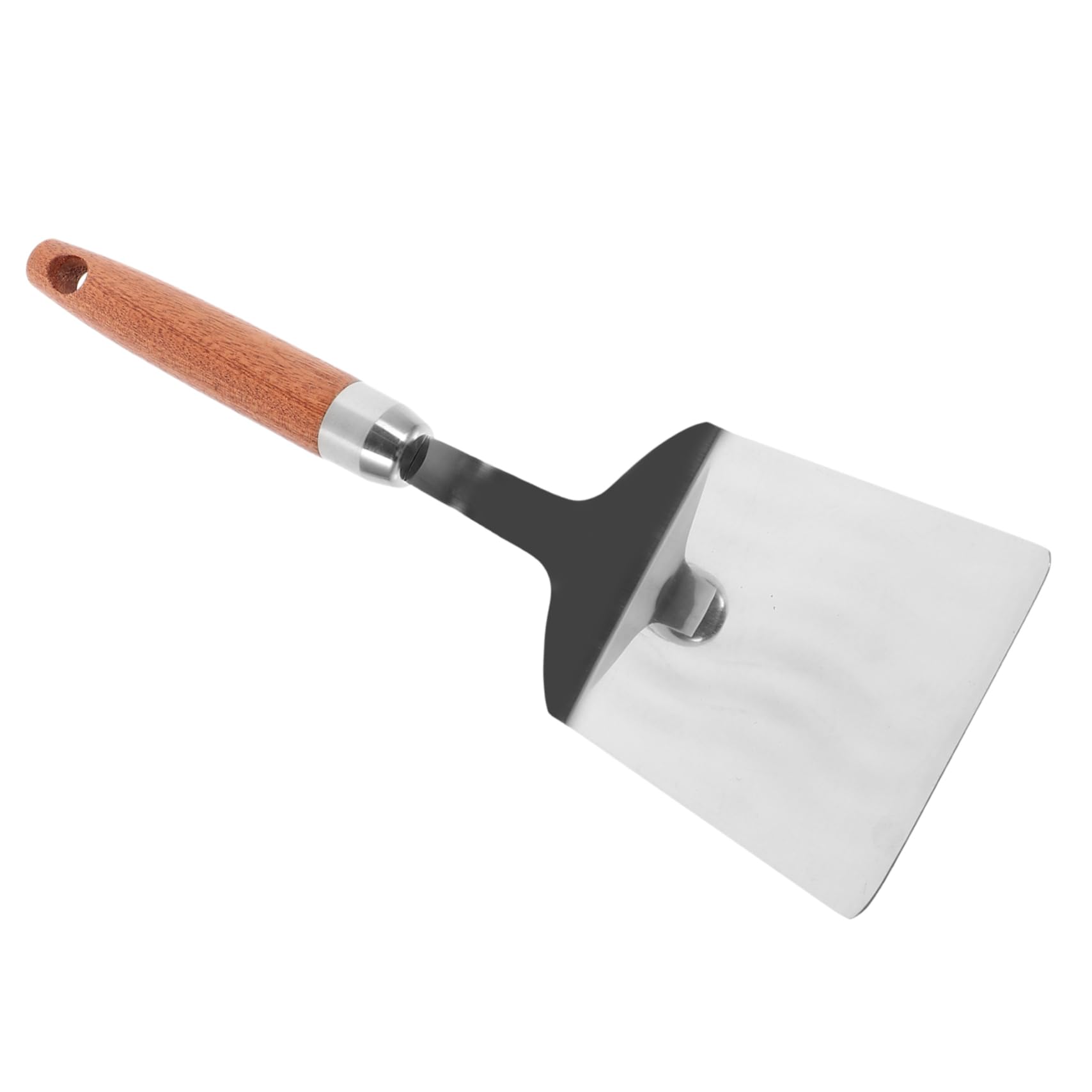 IMIKEYA 4stücke Pfannenwender Mit Holzgriff Rutschfeste Kochspachtel Vielseitig Einsetzbar Wenden Von Steaks Und Pfannkuchen Spülmaschinenfest Und Langlebig