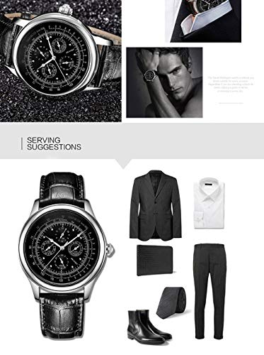 Montre bracelets luxe classique homme le cadeau idéal en acier durable - 6
