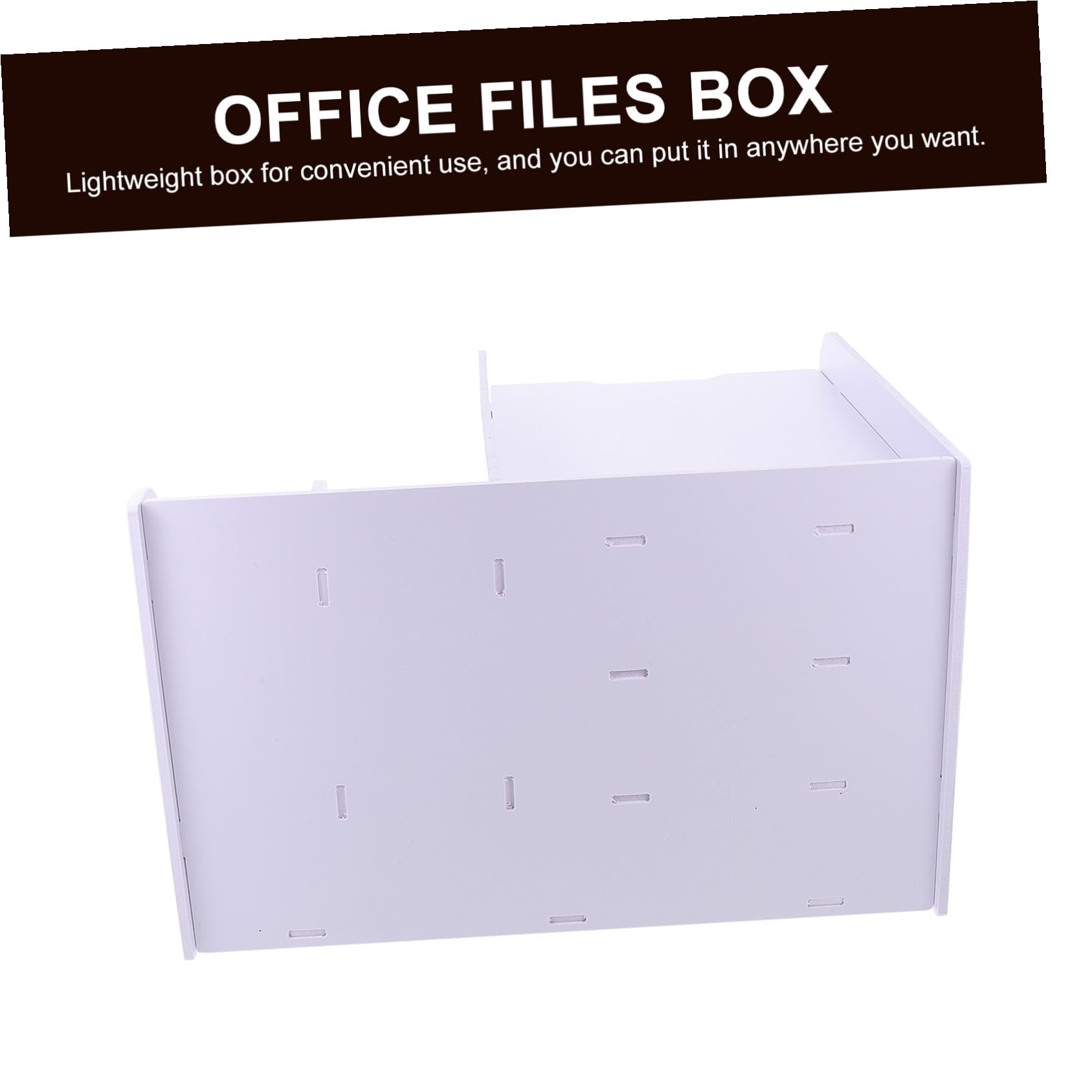 Archivo multicapa con compartimentos laterales, estante de almacenamiento de escritorio para libros, documentos, sobres y suministros de oficina, perfecto para oficina en casa y dormitorio