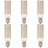 6x Lâmpada Halopin Led E14 15w 96 Leds Lustres Arandela (Branco quente)