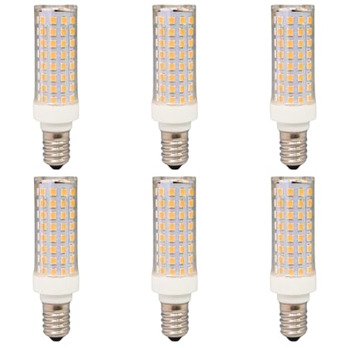 6x Lâmpada Halopin Led E14 15w 96 Leds Lustres Arandela (Branco quente)