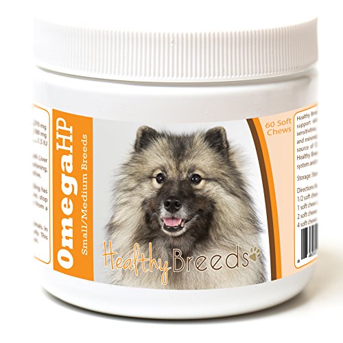 Image of Healthy Breeds Keeshonden Omega HP Fatty Acid Skin and Coat Support Soft Chews 60 Count