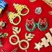 12 Pairs Christmas Glasses Novelty Eyeglasses Christmas Tree Santa Eyeglasses Christmas Decoration Eyeglasses for Holiday Favors, Assorted Styles 12 Pieces