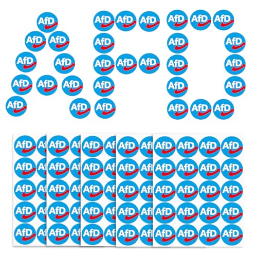 ARHZ 100 Pegatinas Personalizadas - Pegatina Personalizada - Etiquetas Personalizadas - 4.5cm Logo Redondo AFD Para Coches, Ventanas, Motos, Ordenadores PortáTiles Adhesivos PolíTicos Afd