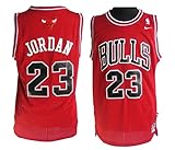 Camiseta de Chicago Bulls, Michael Jordan, roja Para hombre talla XL
