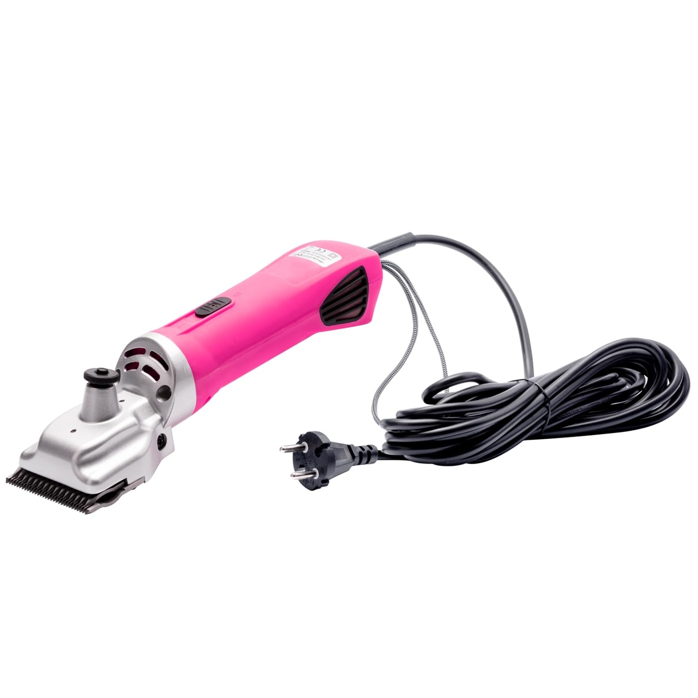 VOSS.farming profiCUT Schermaschine Pink, für Pferde, extra leise und laufruhig, mit Profi Messersatz, Pferdeschermaschine Haarschneidemaschine