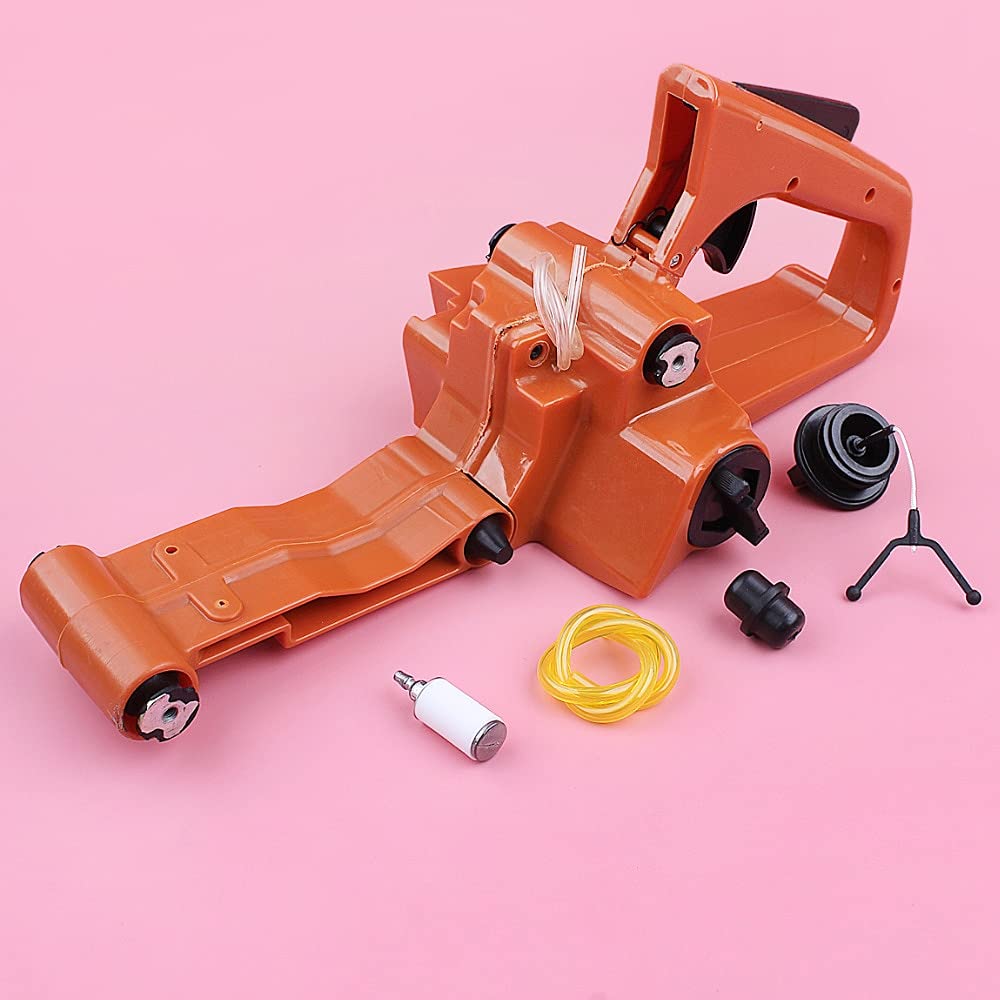 Conjunto de Tanque de Gas de Combustible for Husqvarna 137 142 Filtro de Combustible Línea de Filtro Tapón de Tapa del Tapa Delantera Buffer de tampón Reemplace la Pieza de Repuesto