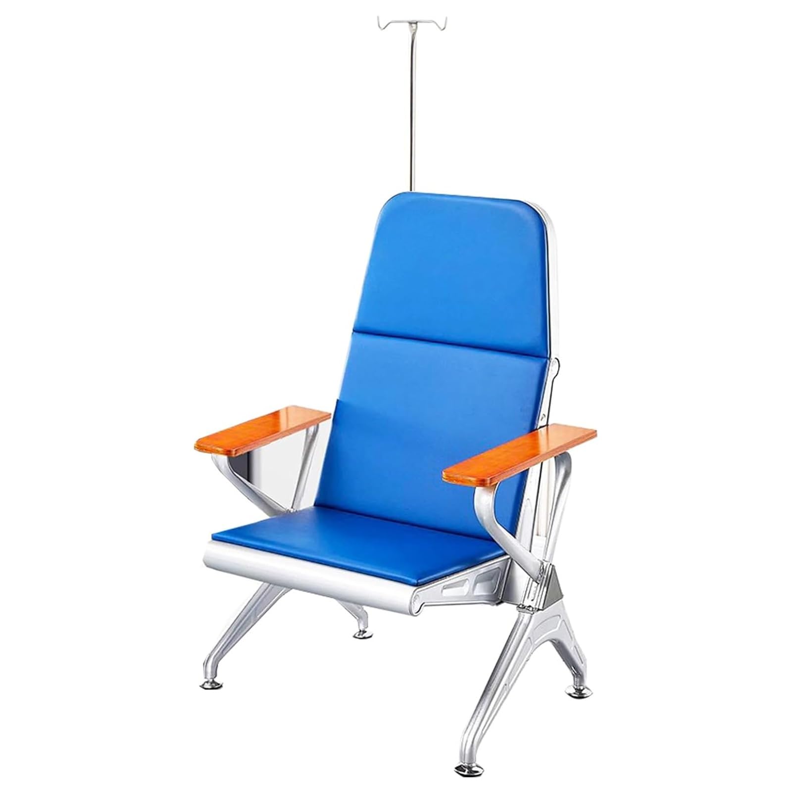 Fauteuil inclinable avec Support pour Usage médical Salle d'attente, siè Confortable avec accoudoir en Bois Massif