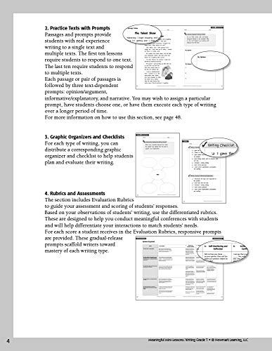 Writing Meaningful Mini-Lessons & Practice Grade 1 (Meaningful Mini-Lessons (En)) - Image 4