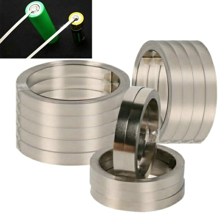 1KG/Roll 0.15MM 18650 Li-Ion Battery Nickel Sheet Plate Nickel Plated Steel Belt Strip Connector Battery Welders (0.15X7MM)
