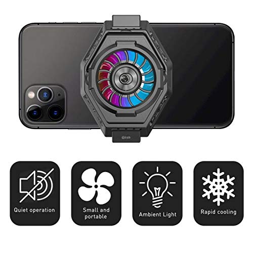 wykdd mobile phone radiator cooling back clip semiconductor cooling fan game handle mobile phone cooling artifact