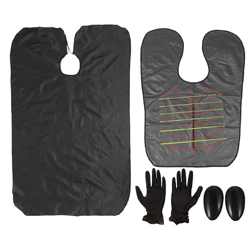 Healeved Kit Outils Coiffure Professionnel Avec Cape Coupe Cheveux Et Cache-Oreilles Pour Teinture À Domicile Et Salon