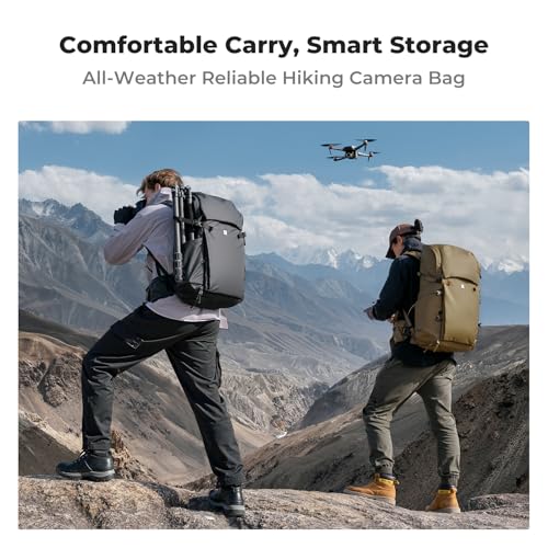 Mochila para cámara K&F CONCEPT 30L resistente al agua miniatura 6