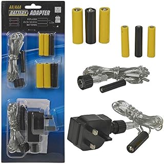 Mains to Battery Re-placer Eliminator AA/AAA Adapter Charger Electronic Devices