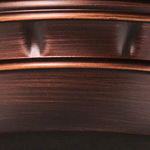 Luminance Kathy Ireland Batalie Breeze Outdoor Ceiling Fan, 52 Inch | Large Metal Fixture with Palm Leaf Blades, Quiet Motor, and Pull Chain | Tropical Style for Outside and Indoor Home Decor, Bronze - Image 6