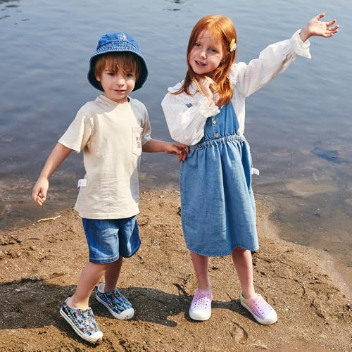 Image of EUXTERPA Toddler Water Shoes Boys Girls Summer Shoes | Kids Sandals Boys Girls Lightweight Slip On Shoes Children Breathable Quick Dry Pool Beach Sneakers