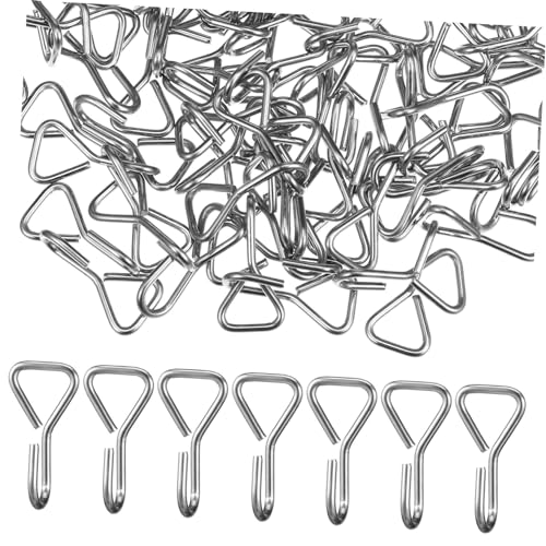 GRIRIW Stainless Steel s Hooks 100 Pcs Car Seat Hooks Heavy Duty for Headrest Bag Hangers