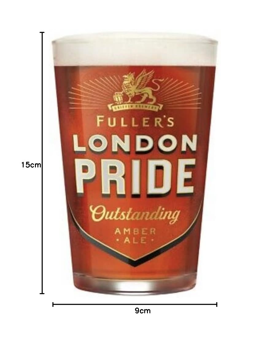 Bicchiere Da Pinta Brixton Brewery 590 Ml: Vetro Nucleato Ufficiale Per Birra