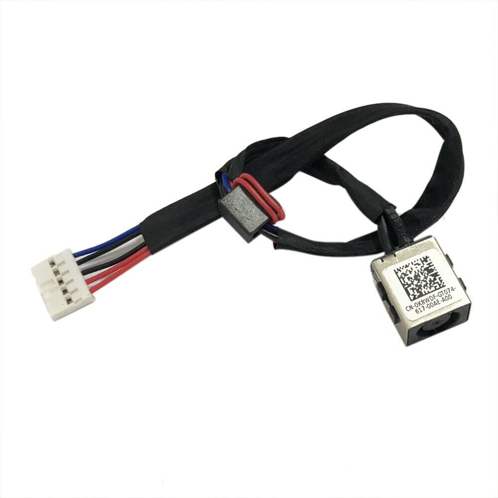 AC/DC Power Jack Harness Cable For Dell Inspiron 5547 Laptop - Replacement Charging Port (Fits M03W3, P39F)