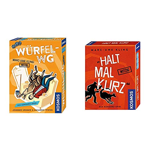Kosmos 693176 - Würfel-WG: Ein Känguru-Spiel von Marc-Uwe Kling, Autor der Känguru-Chroniken & Halt Mal Kurz - Witziges Kartenspiel Kosmos 693176 - Würfel-WG: Ein Känguru-Spiel von Marc-Uwe Kling, Autor der Känguru-Chroniken & Halt Mal Kurz - Witziges Kartenspiel