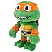 Mattel Teenage Mutant Ninja Turtles: Mutant Mayhem Michelangelo Plush Toy, 8 Inch Orange Masked Soft Doll of TMNT Movie Goofball Pizza Lover Mikey