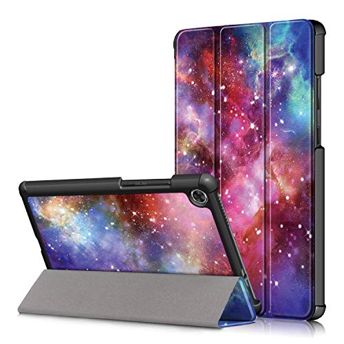 Case for Lenovo Tab M8 TB-8505F, Ratesell Lightweight Smart Trifold Stand Case Cover for Lenovo Tab M8 FHD TB-8705F / TB-8705N / Tab M8 HD TB-8505F / TB-8505X / Smart Tab M8 TB-8505FS Outer Space