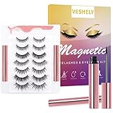 ✔7 PARES DE PESTAÑAS MAGNETICAS KIT✔:7 pares de pestañas postizas magnéticas de diferentes estilos, 2 delineadores y 1 pinzas. 7 pares de pestañas postizas magnéticas para una variedad de ocasiones, para una mirada más llamativa en el trabajo, fiestas, citas y más con facilidad.